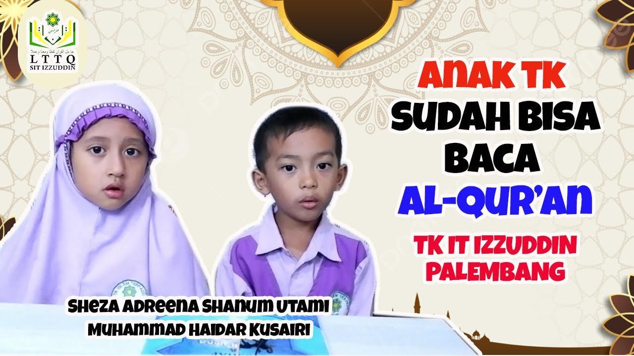 ANAK TK SUDAH BISA BACA AL-QUR'AN